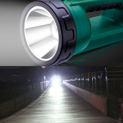 YAGE H103 Projecteur LED extérieur rechargeable à haute puissance avec longue portée et forte lumière (noir vert)