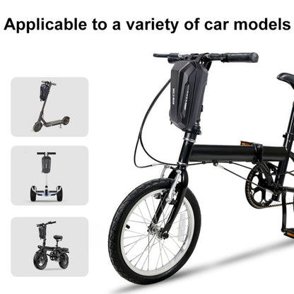WILD MAN Electric Sooter Hard Shell EVA Front Bag Folding Bicycle Bag, Size: 2L