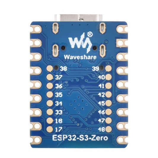 Waveshare ESP32-S3 Mini Development Board, Based On ESP32-S3FH4R2 Dual-Core Processor without Header