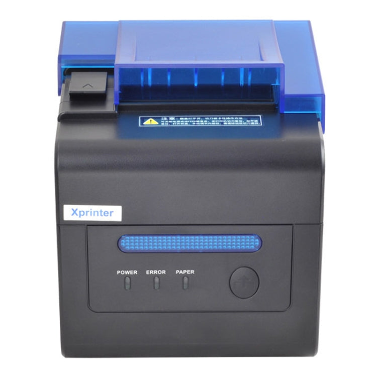 Xprinter XP-C300H 80mm Sound And Light Alarm Store Cashier Rreceipt Thermal Printer, Spec: USB+COM+LAN(EU Plug)