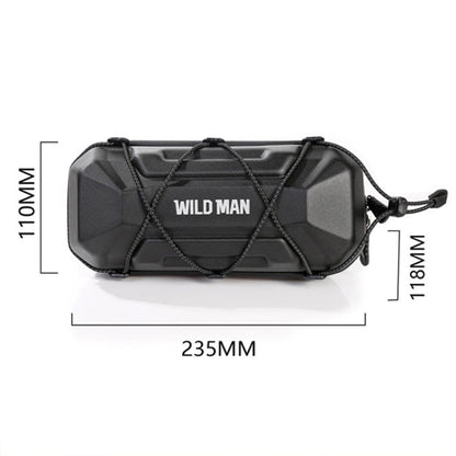 WILD MAN XT17 2L Bicycle EVA Hard Shell Front Bag Outdoor Cycling Handlebar Bag(Black)