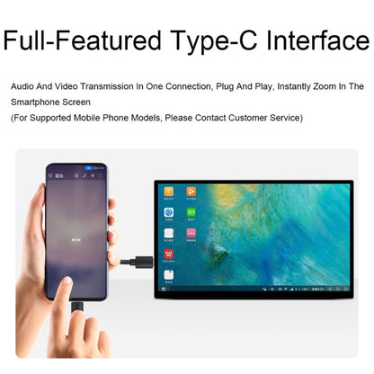 Waveshare 13.3 Inch 2K 2560×1440 HDMI/Type-C Display Interface AMOLED Touch Display(EU Plug)