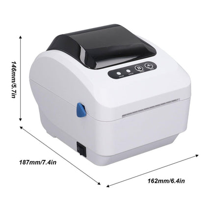 Xprinter XP-320B 80mm Thermal Barcode Supermarket Cashier Label Printer, Spec: USB(UK Plug)