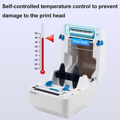 Xprinter XP-320B 80mm Thermal Barcode Supermarket Cashier Label Printer, Spec: USB+Bluetooth(US Plug)