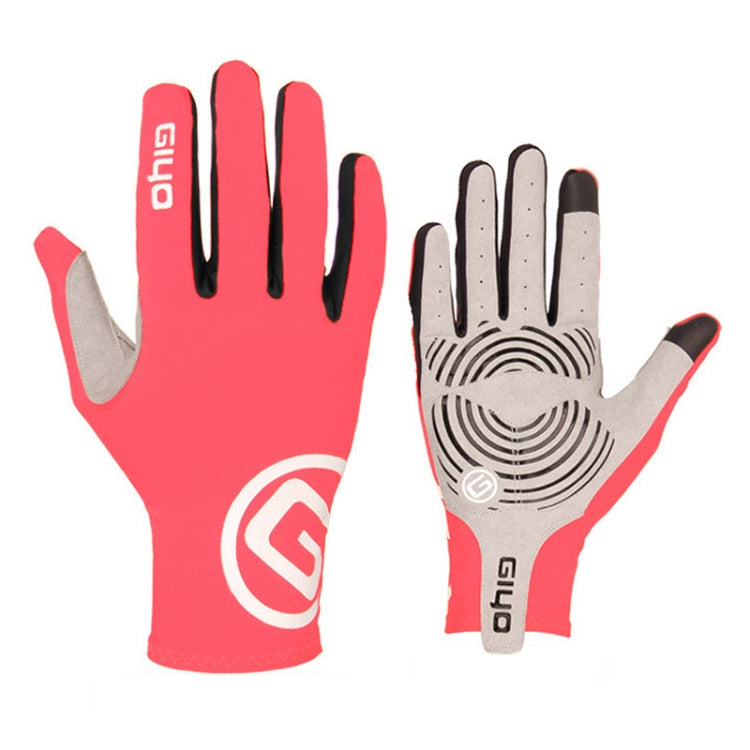 GIYO S-02 Gants de cyclisme à doigts longs, taille: S (Rose)