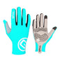 GIYO S-02 Bike Riding Long-finger Gloves, Size:XXL(Light Blue)