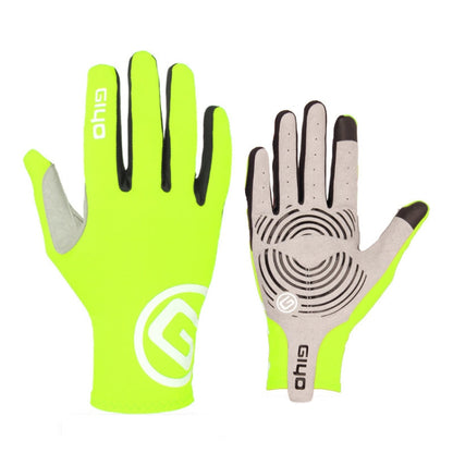 GIYO S-02 Gants longs de cyclisme, Taille : XXL (Jaune Fluorescent)