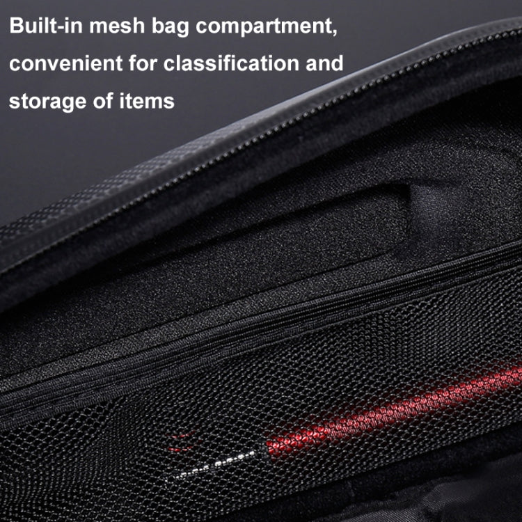Sac de porte-bagages arrière WILD MAN GD5 4L pour vélo, coque rigide EVA, équipement de cyclisme d'extérieur (noir)