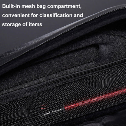 Sac de porte-bagages arrière WILD MAN GD5 4L pour vélo, coque rigide EVA, équipement de cyclisme d'extérieur (noir)