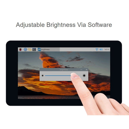 Waveshare 7 inch 800×480 IPS Capacitive Touch Display, DSI Interface, 5-Point Touch without Case