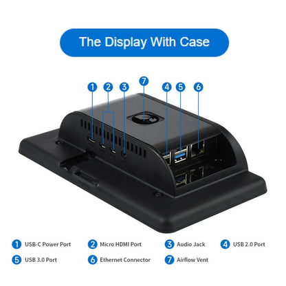 Waveshare 7 inch 800×480 IPS Capacitive Touch Display, DSI Interface, 5-Point Touch without Case