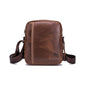 BULL CAPTAIN 228 Sac bandoulière en cuir pour homme, sac diagonale mini décontracté en cuir de vachette première couche (marron)