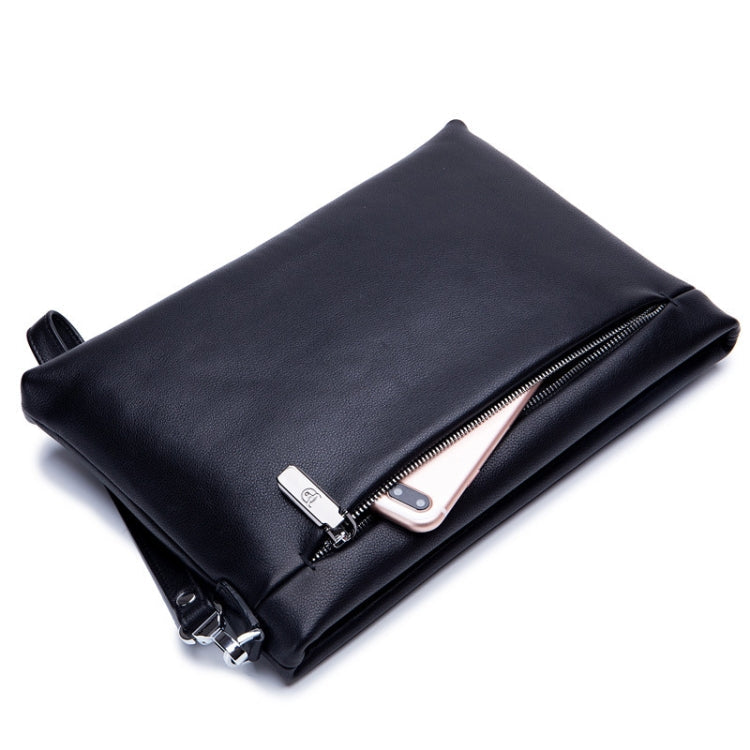 BULL CAPTAIN 446 Large-capacity Soft and Wear-resistant Leather Clutch Bag Business Wallet, Size: S