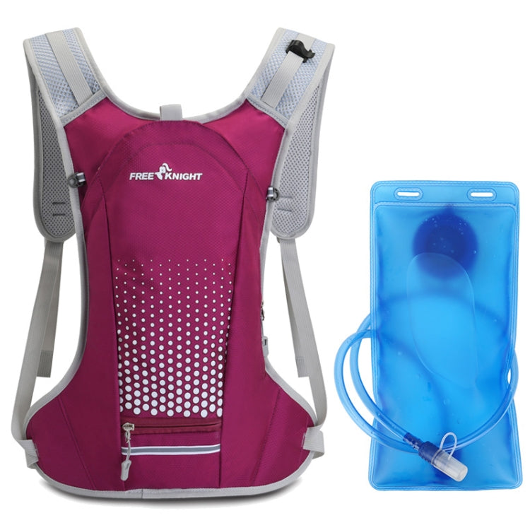 FREE KNIGHT FK0215S Gilet de cyclisme extérieur avec sac d'eau, sac à dos d'hydratation de randonnée avec poche à eau de 2 L (Rose)