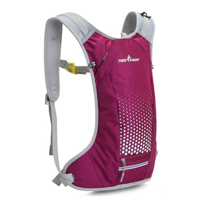 FREE KNIGHT FK0215S Gilet de cyclisme extérieur avec sac d'eau, sac à dos d'hydratation de randonnée avec poche à eau de 2 L (Rose)