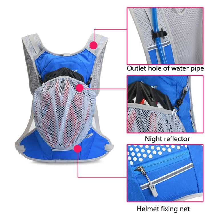 FREE KNIGHT FK0215S Gilet de cyclisme extérieur avec sac d'eau, sac à dos d'hydratation de randonnée avec poche à eau de 2 L (Rose)