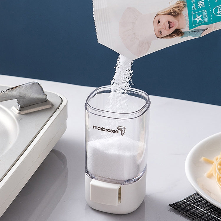 Marbrasse Metering Seasoning Box Pressing Type Seasoning Bottle Rotary Sealing Household Kitchen Seasoning Can, Specification: 2 Pieces