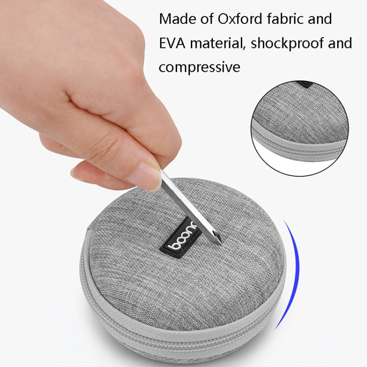 2 PCS Baona BN-F002 Data Cable Charger EVA Storage Bag Box(Gray)