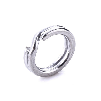 8mm  HENGJIA SS010 50pcs /Pack Stainless Steel Flat Ring Fishing Space Fittings