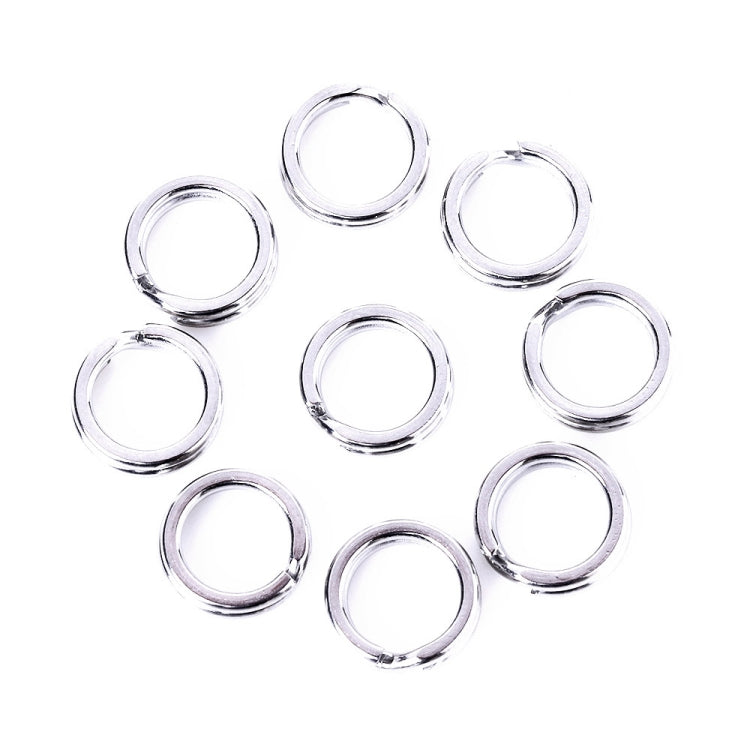 8mm  HENGJIA SS010 50pcs /Pack Stainless Steel Flat Ring Fishing Space Fittings