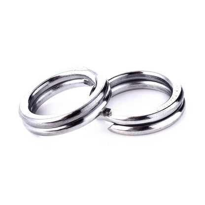 9mm  HENGJIA SS010 50pcs /Pack Stainless Steel Flat Ring Fishing Space Fittings