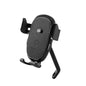 CYCLINGBOX BG-2930 Support de téléphone portable en plastique avec verrouillage en un clic pour vélo, Style : Installation sur rétroviseur (Noir)