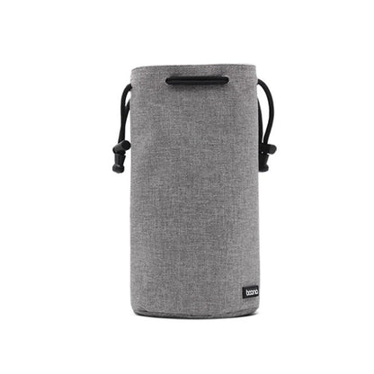Sac de protection pour objectif d'appareil photo reflex étanche Benna, couleur : rond grand (gris)