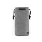Sac de protection pour objectif d'appareil photo reflex étanche Benna, couleur : rond grand (gris)