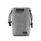 Benna Sacoche d'objectif étanche pour appareil photo reflex Housse de protection pour objectif, Couleur : Carré Large (Gris)
