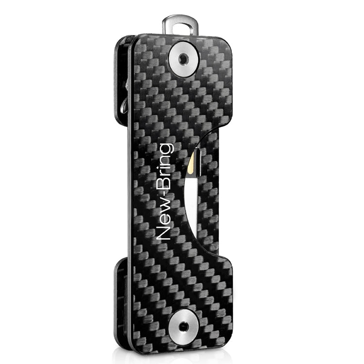 New Bring Mini Key Storage Key Bag Male Car Multi-Function Key Clip Buckle(Carbon Fiber)