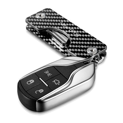 New Bring Mini Key Storage Key Bag Male Car Multi-Function Key Clip Buckle(Carbon Fiber)