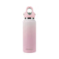 REVOMAX Stainless Steel Vacuum Flask Outdoor Car Vacuum Flask, Capacity： 365ml (Cherry Pink)