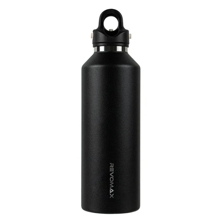 REVOMAX Bouteille Isotherme en Acier Inoxydable pour Voiture et Extérieur, Capacité : 950 ml (Noir Étoilé)