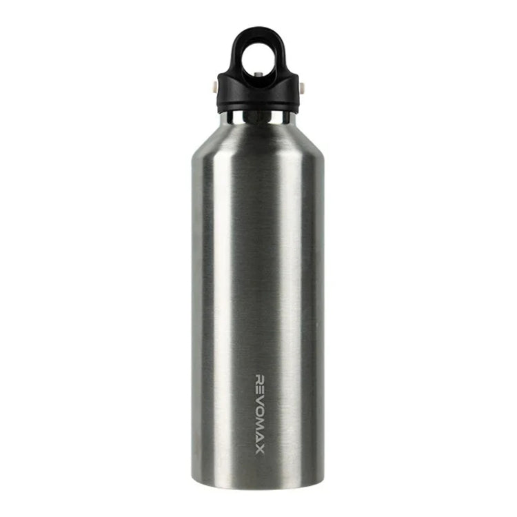 REVOMAX Stainless Steel Vacuum Flask Outdoor Car Vacuum Flask, Capacity： 950ml (Space Ash)