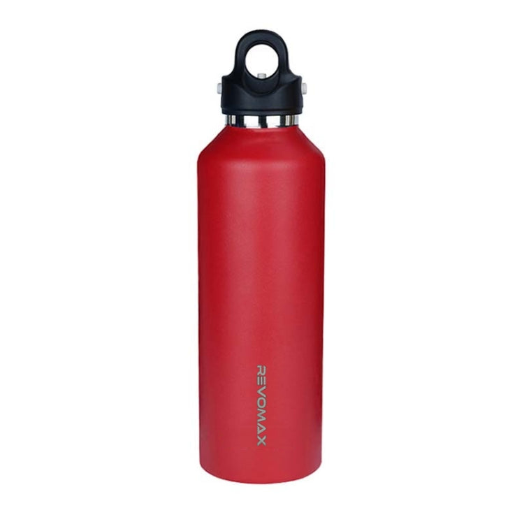 REVOMAX Stainless Steel Vacuum Flask Outdoor Car Vacuum Flask, Capacity： 950ml (Cherry Red)