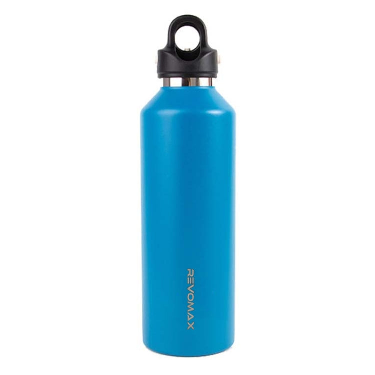 REVOMAX Stainless Steel Vacuum Flask Outdoor Car Vacuum Flask, Capacity： 950ml (Deep Sea Blue)