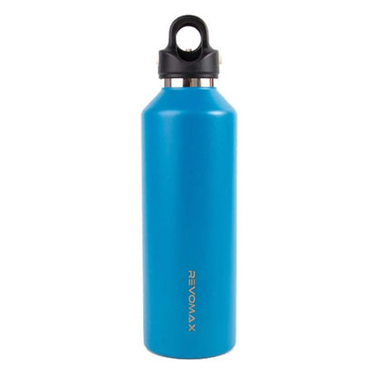 REVOMAX Stainless Steel Vacuum Flask Outdoor Car Vacuum Flask, Capacity： 950ml (Deep Sea Blue)