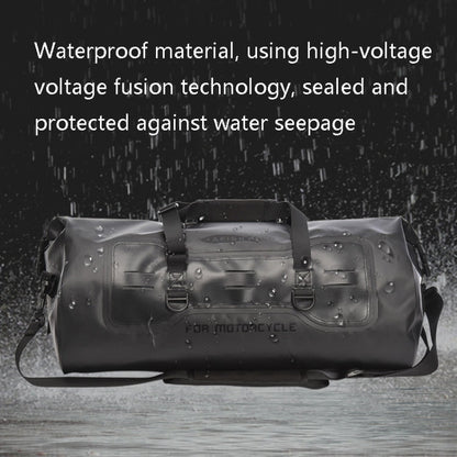 AFISHTOUR FM2031 40L Waterproof Travel Luggage Bag Large Capacity Motorcycle Rear Seat Bag(Black)