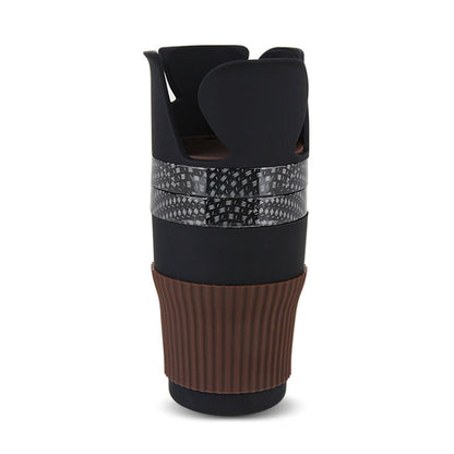 SUITU R151-4  Car Air Outlet Storage Water Cup Holder Mobile Phone Navigation Multi-function Storage Box(Black Square)