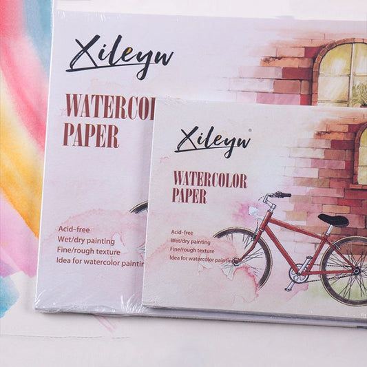 2 PCS XILEYW Colored Pencil Book Plastic-Mounted Water-Soluble Color Lead Book,Size: Small