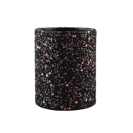 ZOREYA Makeup Tool Storage Box Makeup Brush Dustproof Storage Bucket(Black)