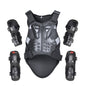 GHOST RACING GR-HJY08 Motorcycle Adult Protective Gear Anti-Fall Riding Clothes Hard Shell Protective Vest Suit, Size: XL(Black)