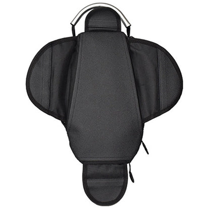 GHOST RACING GR-YXB08 Motorcycle Bag Touch Navigation Fuel Tank Package Dust Waist Bag(Without Magnet (Black))