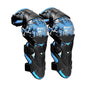 GHOST RACING GR-HX05 Genouillères de protection pour moto, chaudes, coupe-vent, antichute (Bleu)