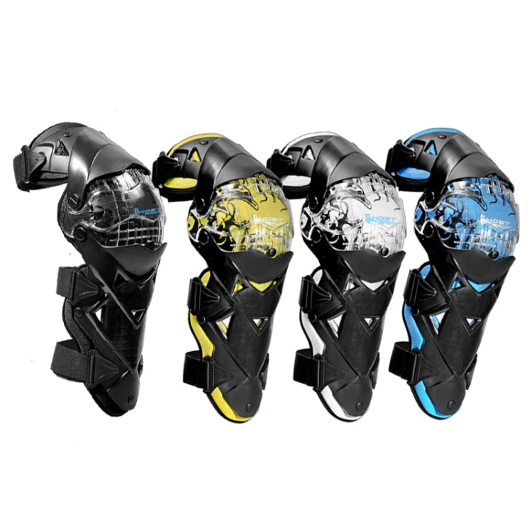 GHOST RACING GR-HX05 Genouillères de protection pour moto, chaudes, coupe-vent, antichute (Bleu)
