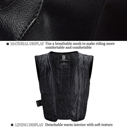 GHOST RACING GR-Y09 Motorcycle Four Seasons Racing Suit Locomotive Riding Anti-Fall Rally Suit, Size: XXL(Black)