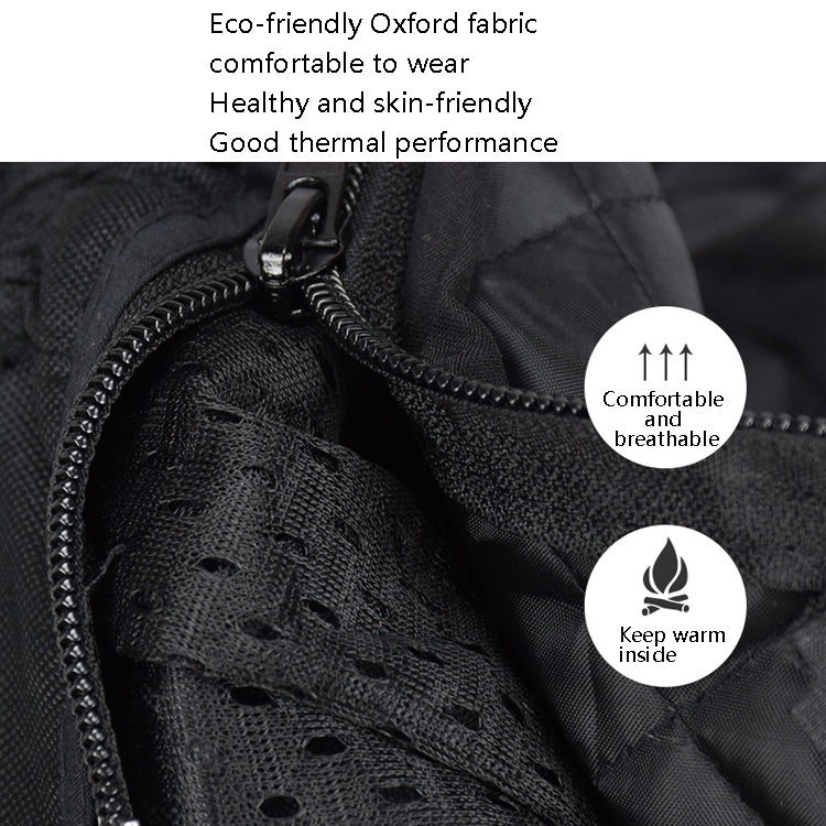 GHOST RACING GR-K06 Motorcycle Riding Trousers Racing Motorcycle Anti-Fall Windproof Keep Warm Pants, Size: XXXXL(Black)