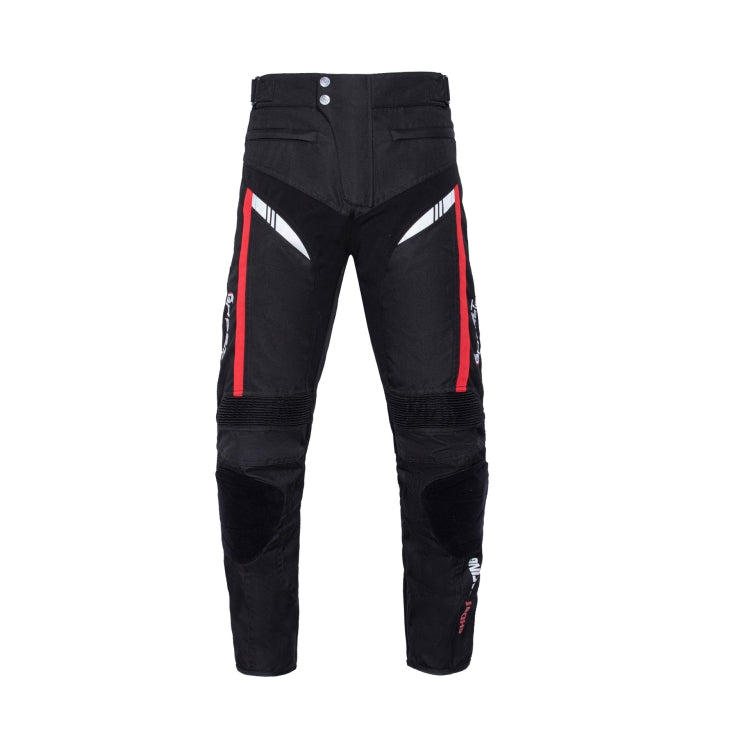 GHOST RACING GR-K06 Pantalon de moto, course moto, anti-chute, coupe-vent, chaud, Taille : XXXL (Noir)