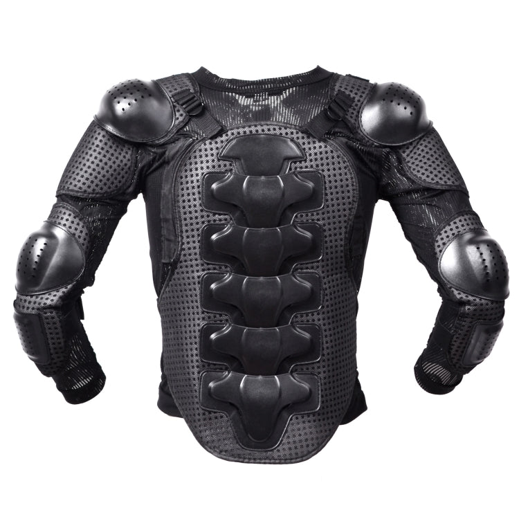 Combinaison de protection de moto GHOST RACING F060, équipement de protection pour la poitrine, coudières, protection contre les chutes, taille : XL (noir)