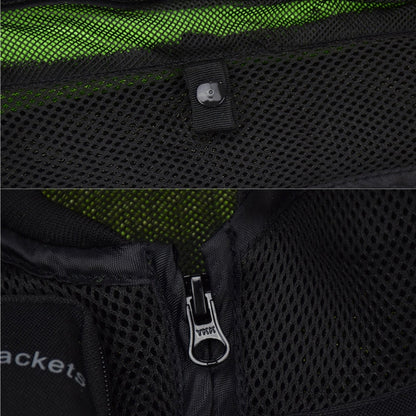 GHOST RACING GR-Y06 Motorcycle Riding Vest Safety Reflective Vest, Size: M(Fluorescent Green)